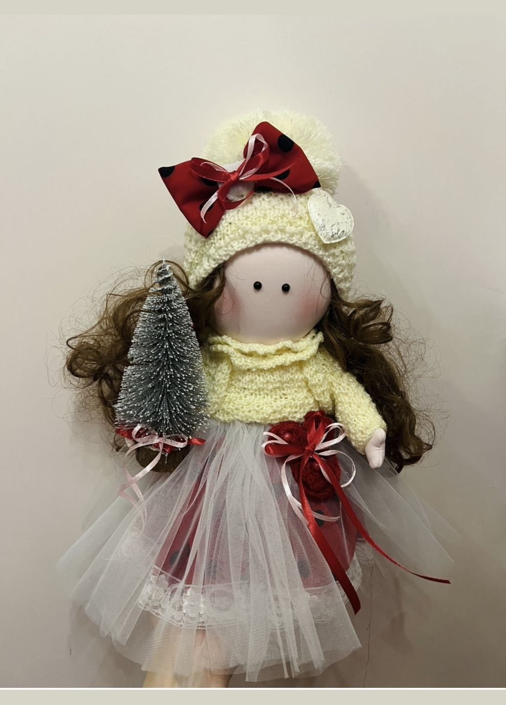 /ручної роботи Hand Made Інтерьерна новорічна лялька (314499260)
