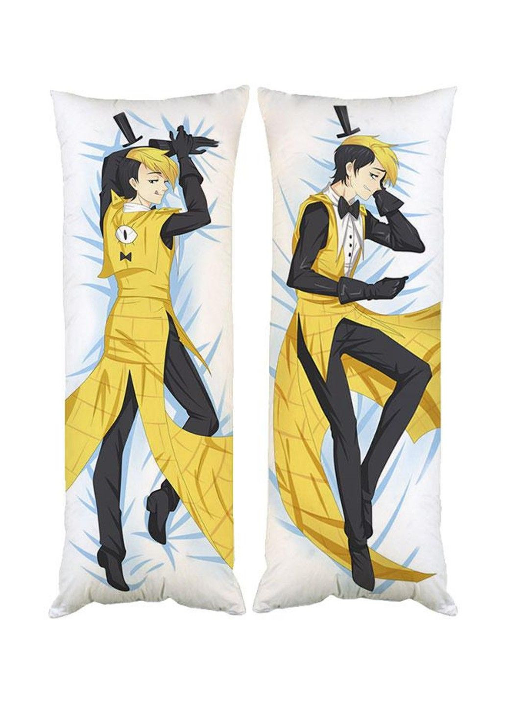 Подушка дакімакура Білл Шифр Гравіті Фолз декоративна ростова подушка для обіймання двостороння No Brand (329432846)