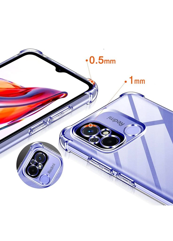 Чехол для мобильного телефона Anti-Shock Xiaomi Redmi 12C Clear (709176) BeCover (382075519)