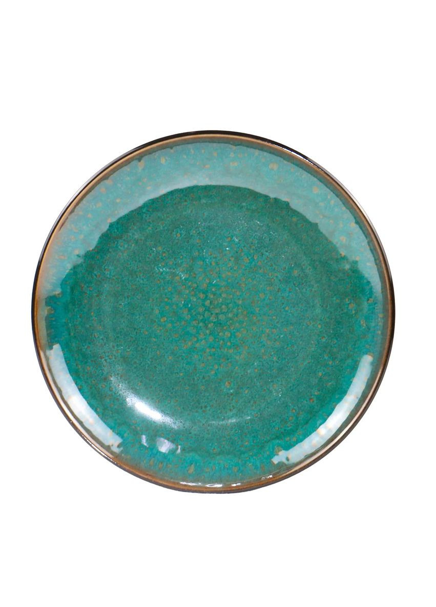 Тарілка обідня Emerald 21-318-001 27.6 см смарагдова Krauff (347228853)