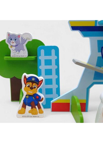 Деревянная игрушка-конструктор "Щенячий патруль", 14 элементов (TS01091996258165) Kids Hits (373409017)