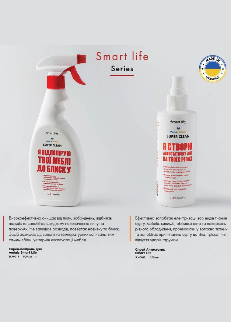 Спрей-поліроль для меблів Smart Life 500 мл Farmasi (293510557)