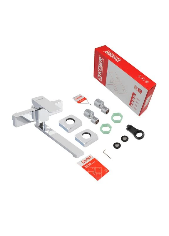 Настенный кухонный смеситель KB-73010-01 хром KR3490 KOER (400907928)