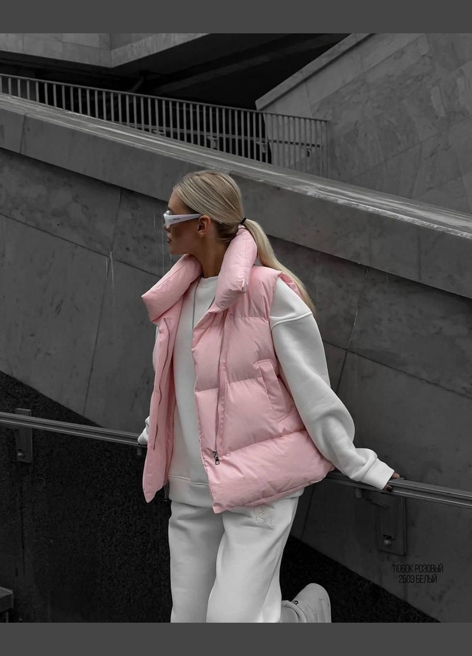 Жилетка жіноча - з щільним наповнювачем, на змійці без капюшона JUGO Nasss № 160 (305003284)