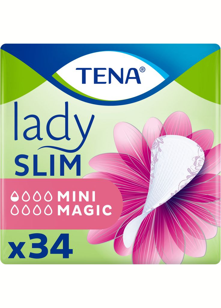 Урологічні прокладки (7322540894714) Tena lady slim mini magic 34 шт. (268140512)