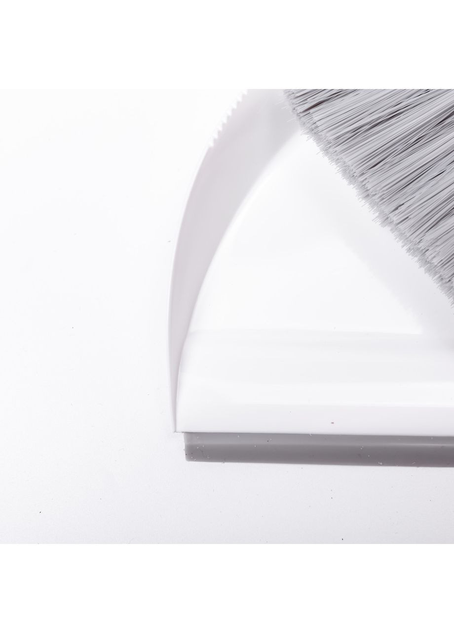 Щітка із совком для підлоги набір 26×18×3.5 (см) для прибирання із щільним приляганням Білий HP-45-10 (A-040841) Yiwu (365813425)