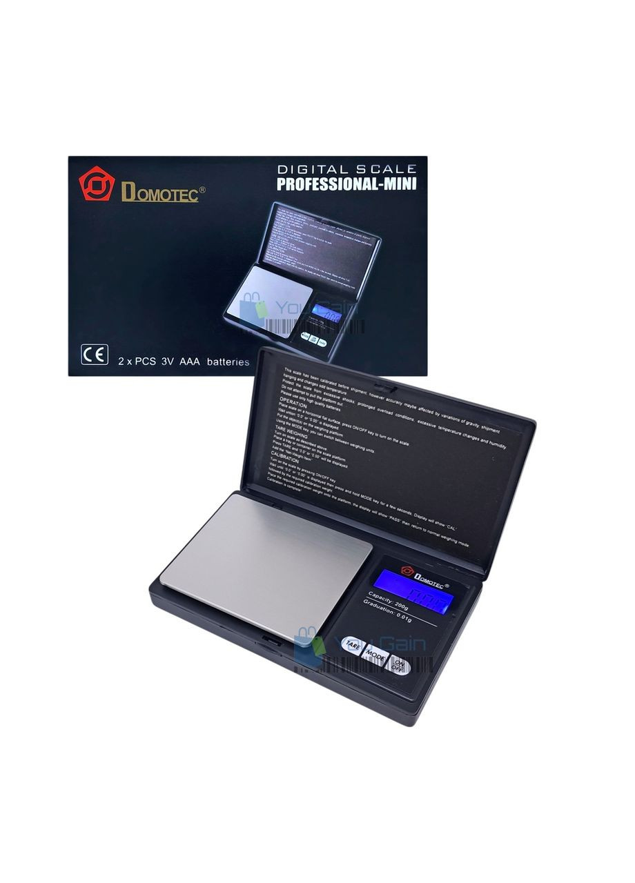 Ваги ювелірні MS 2020 1000 г (точність 0.1 г) Domotec (362051734)