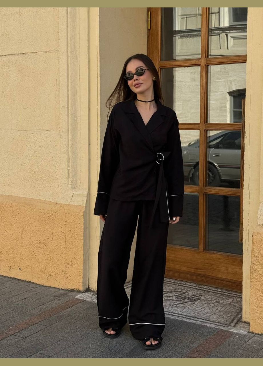 Женский костюм из жатого льна Nositi 1786-13 (344587465)