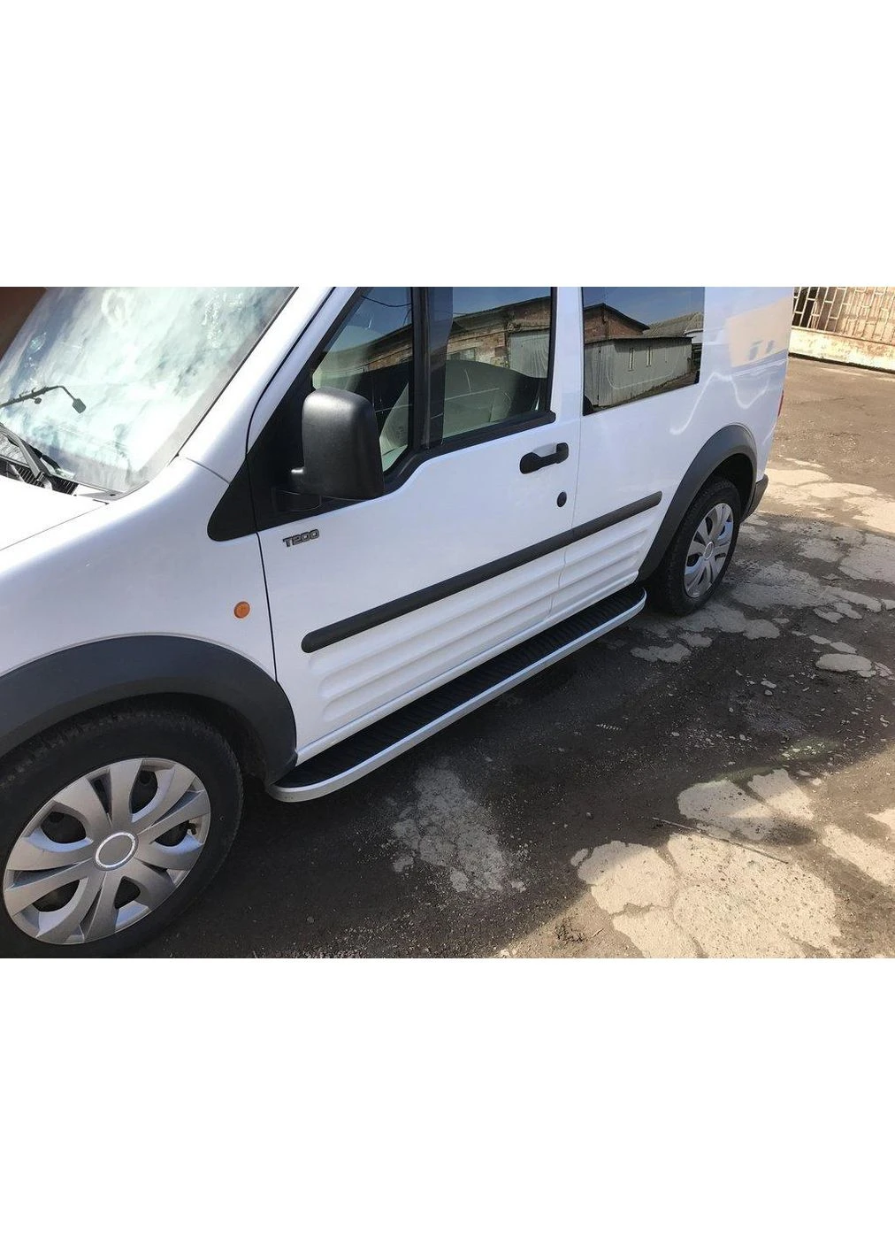 Бокові пороги Tayga (2 шт., Алюміній) Стандартна база для Ford Connect 2002-2006 рр Erkul (391757609)