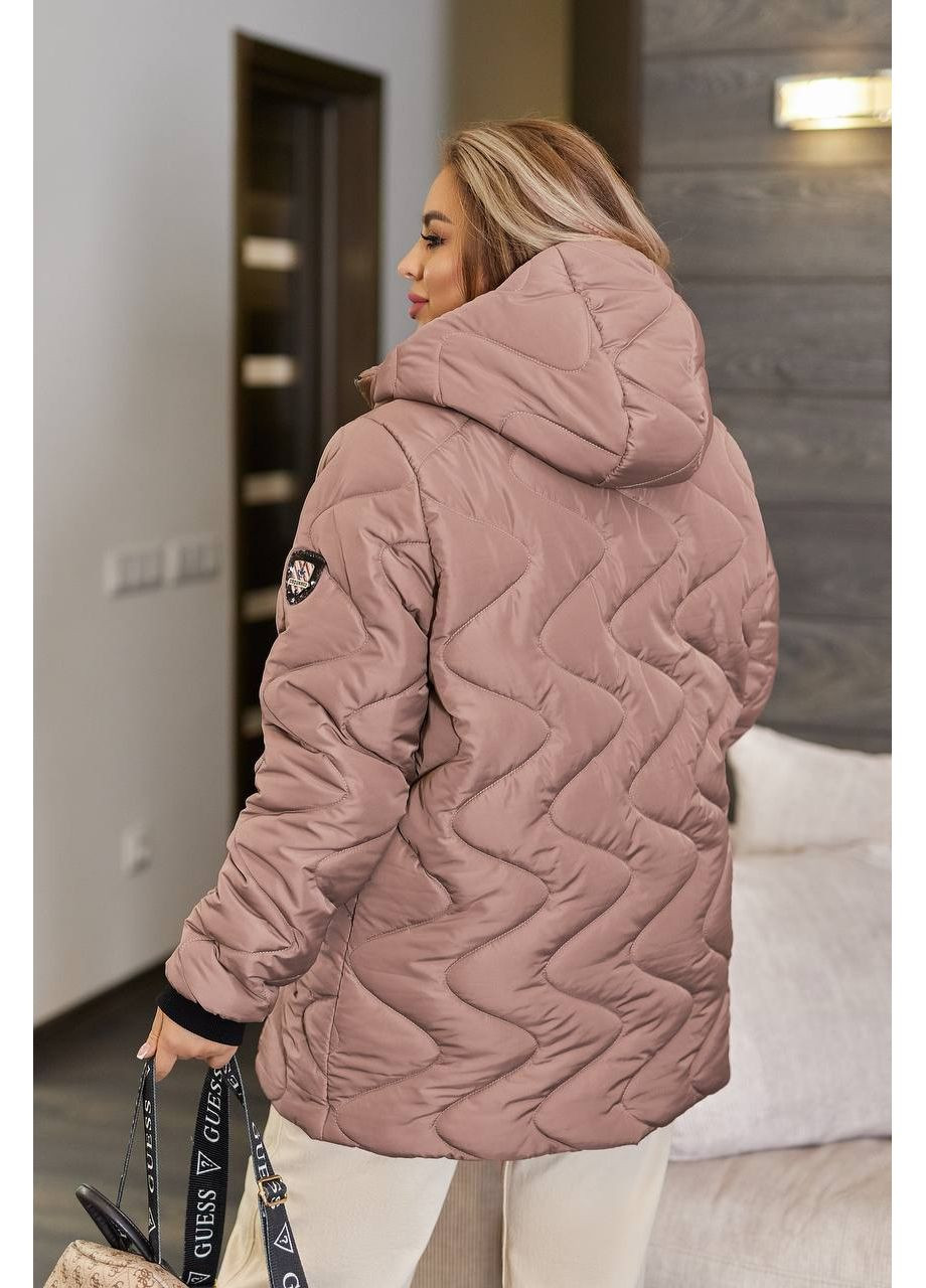 Світло-коричнева демісезонна куртка осінь,канада стнтепон 150,з капюшоном,водовідштовхувальна Україна