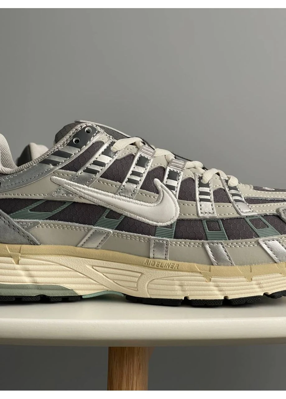 Сірі кросівки чоловічі і жіночі демісезон Nike P-6000 Flat Pewter Gore-Tex | Найк Р-6009