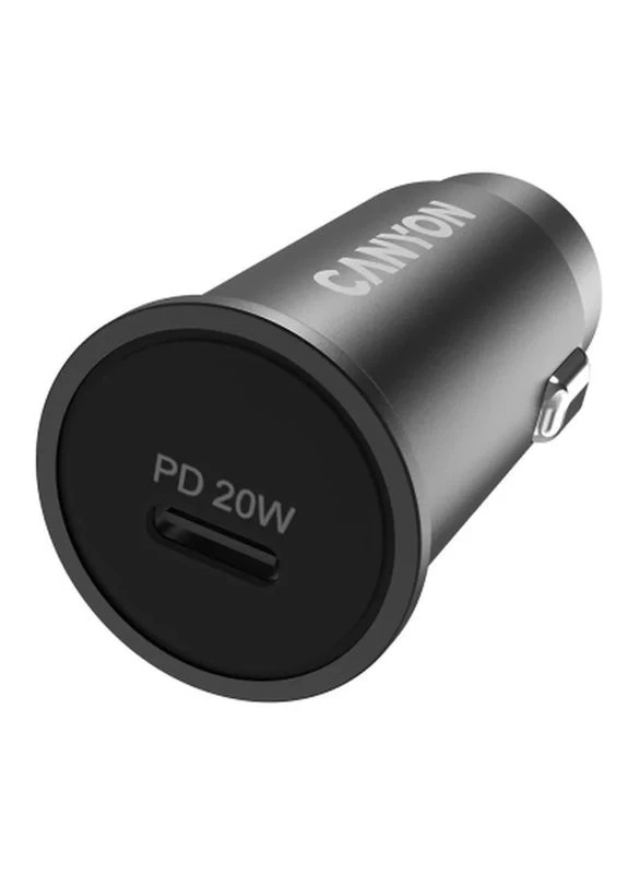 Зарядний пристрій PD 20W Pocket size car charger (CNS-CCA20B) Canyon (399622620)