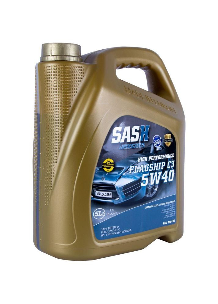 Автомобильное моторное масло FLAGSHIP C3 5W-40 5л 100135 SASH (352767020)