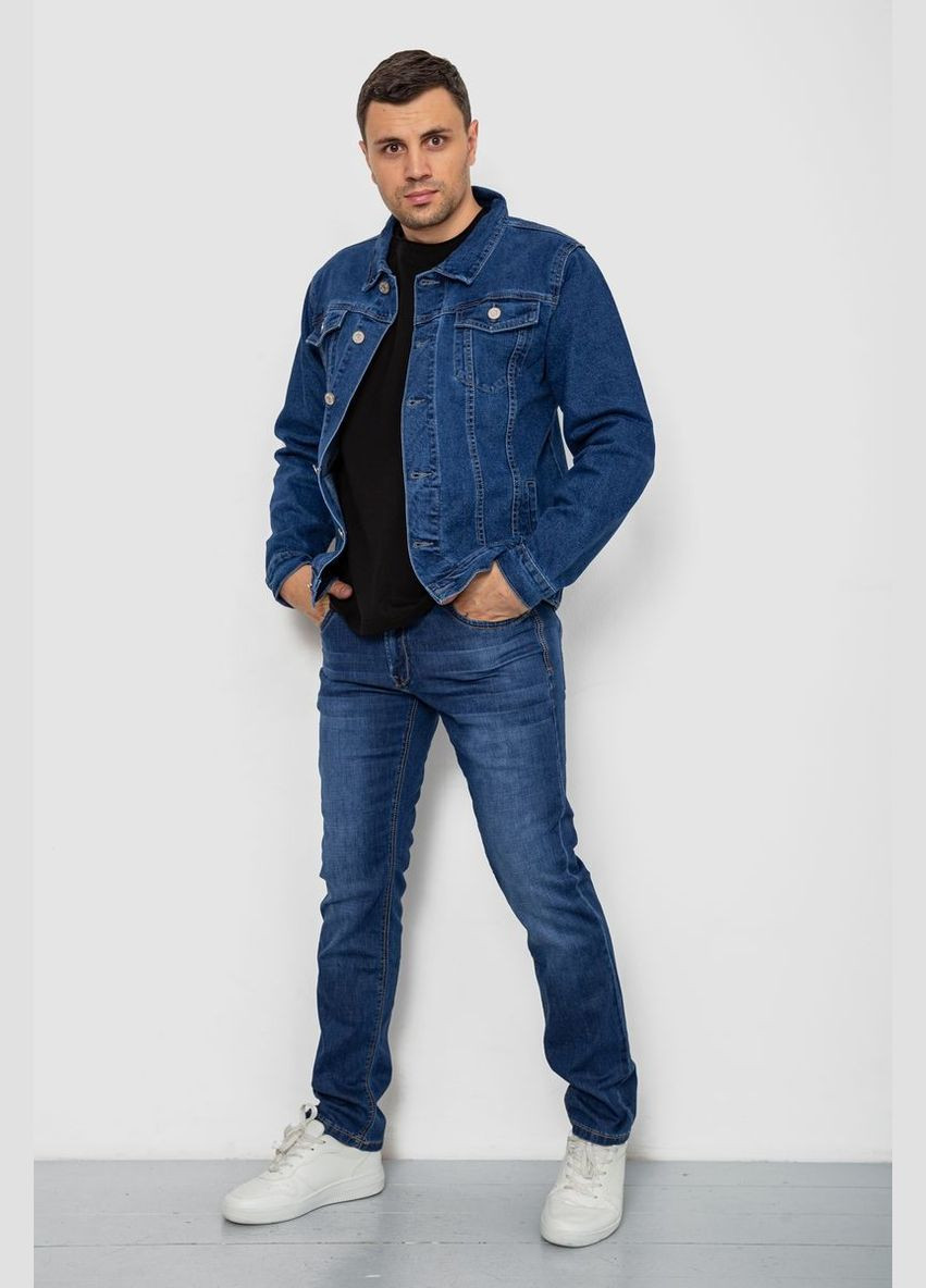 Синяя демисезонная куртка мужская джинсовая 244rma005 Ager Куртка