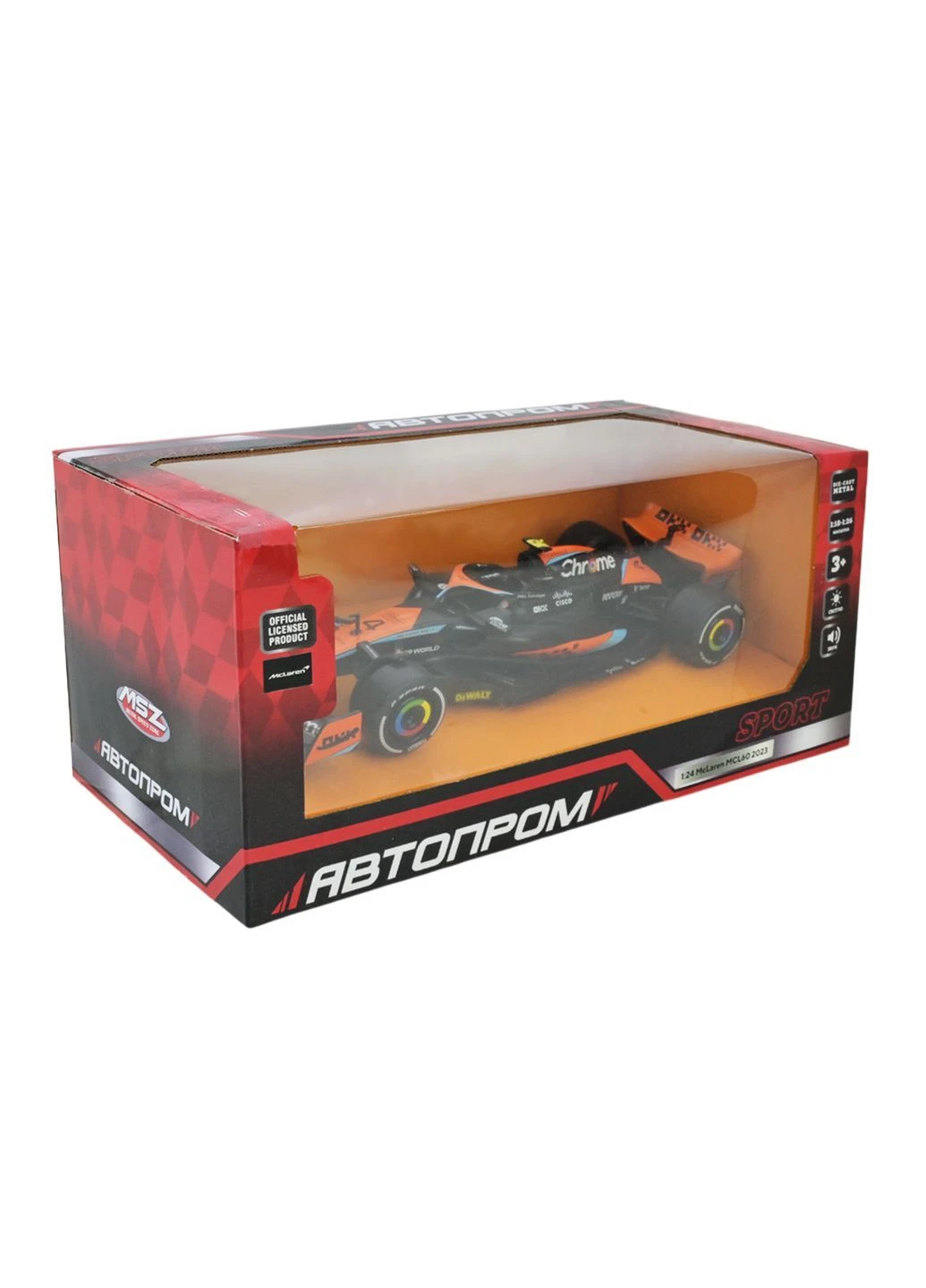 Металлическая масштабная модель автомобиля AUTOPROM 1:24, 24,5×12 см в коробке - No Brand 68287A (374652005)