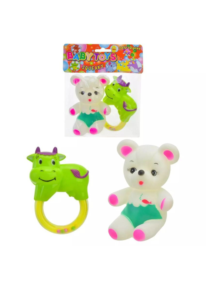 Брязкальце та пискалка для малюків, пластиковою іграшкою для найменших - No Brand 278 (371926770)