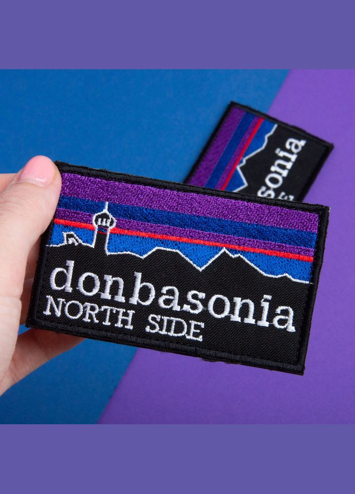 Набор шевронов DONBASONIA NORTH SIDE 2 шт., 5х8 см, вышитые патчи на липучке IDEIA (347599626)