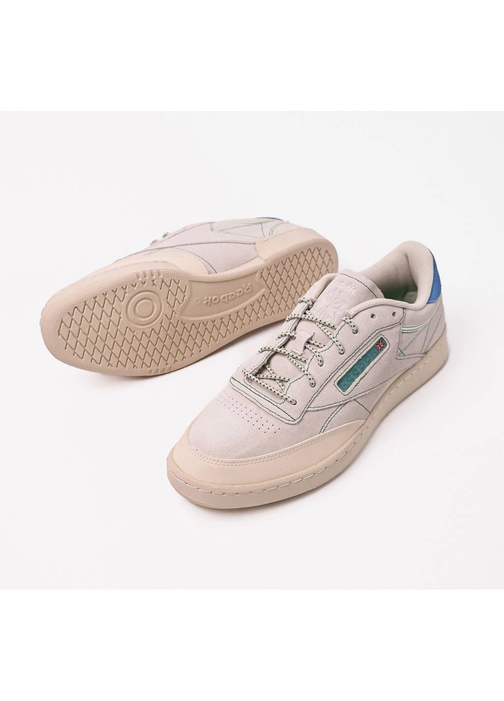 Бежевые демисезонные кроссовки club c 85 shoes beige gz4945 Reebok