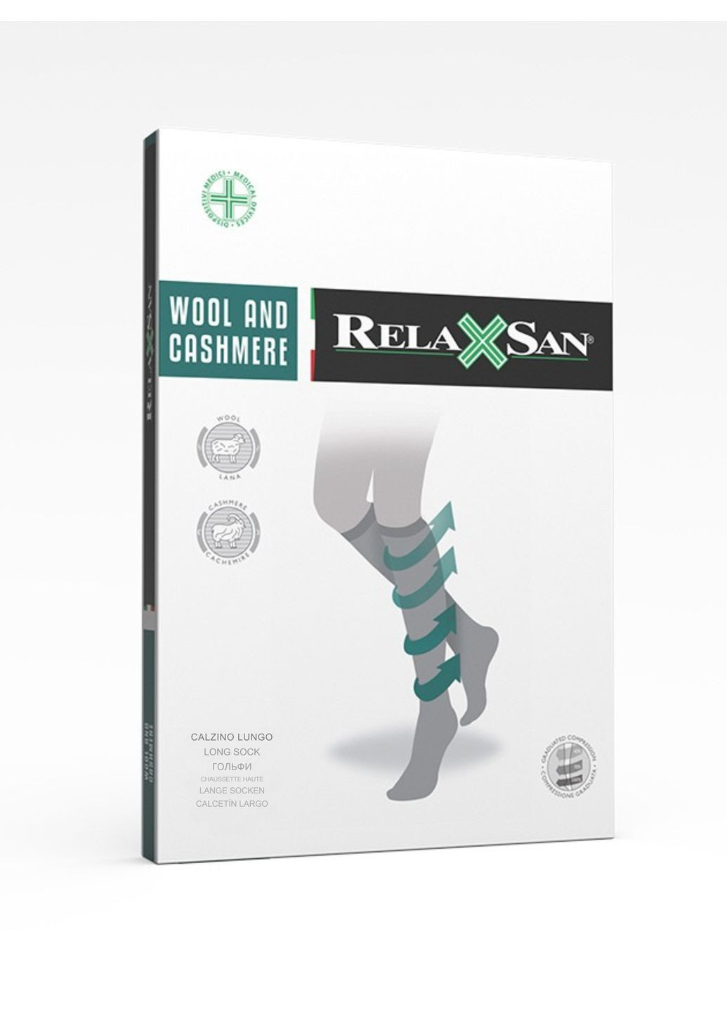 Компресійні термогольфи 18–22 мм рт. ст. вовна/кашемір Relaxsan WOOL AND CASHMERE (356767581)
