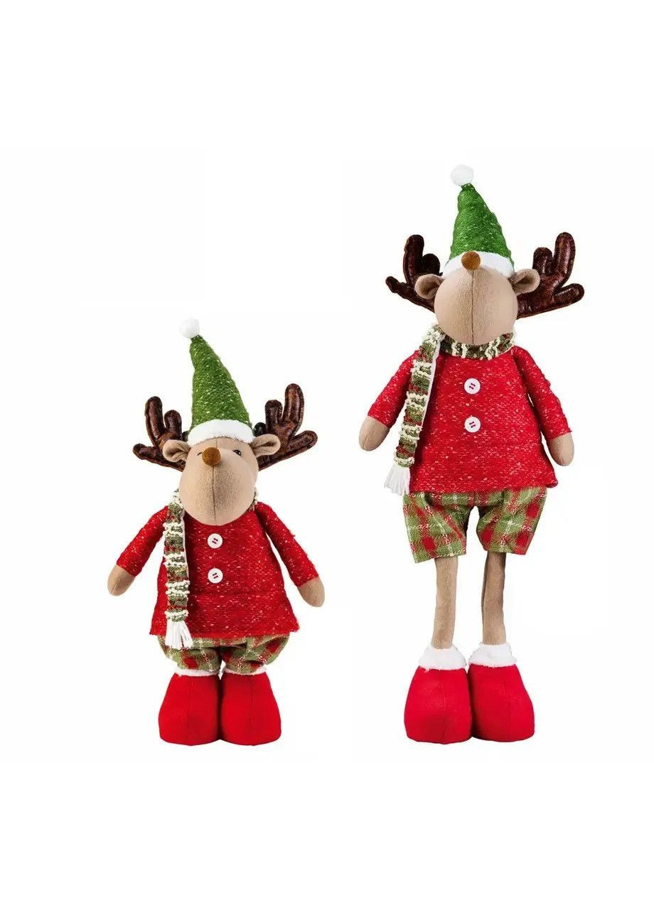 Новорічна фігурка Різдвяний Олень з телескопічними ніжками 46-71,5 см Livarno home (362045908)