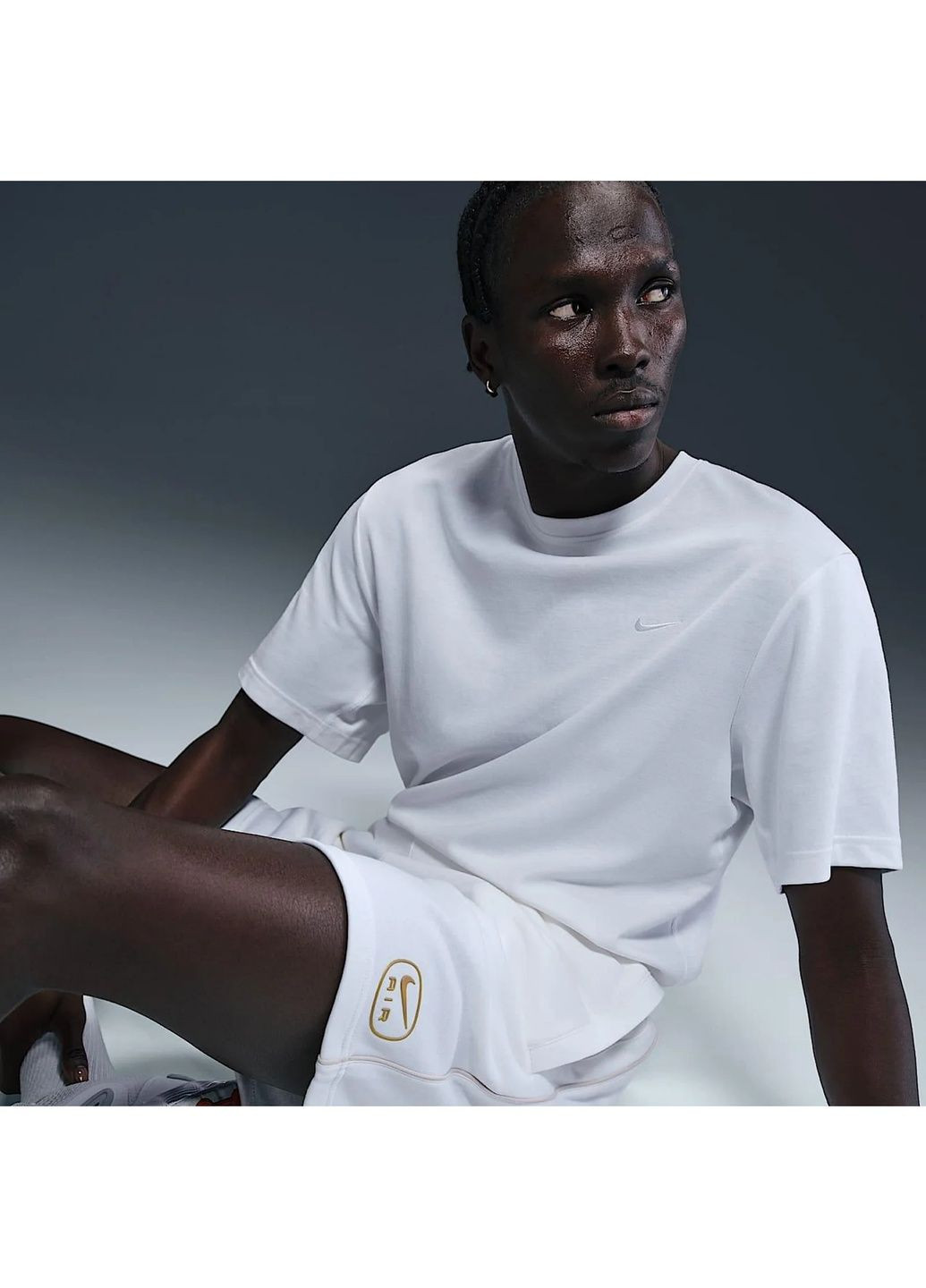 Шорти чоловічі Air French Terry White Nike (366039262)