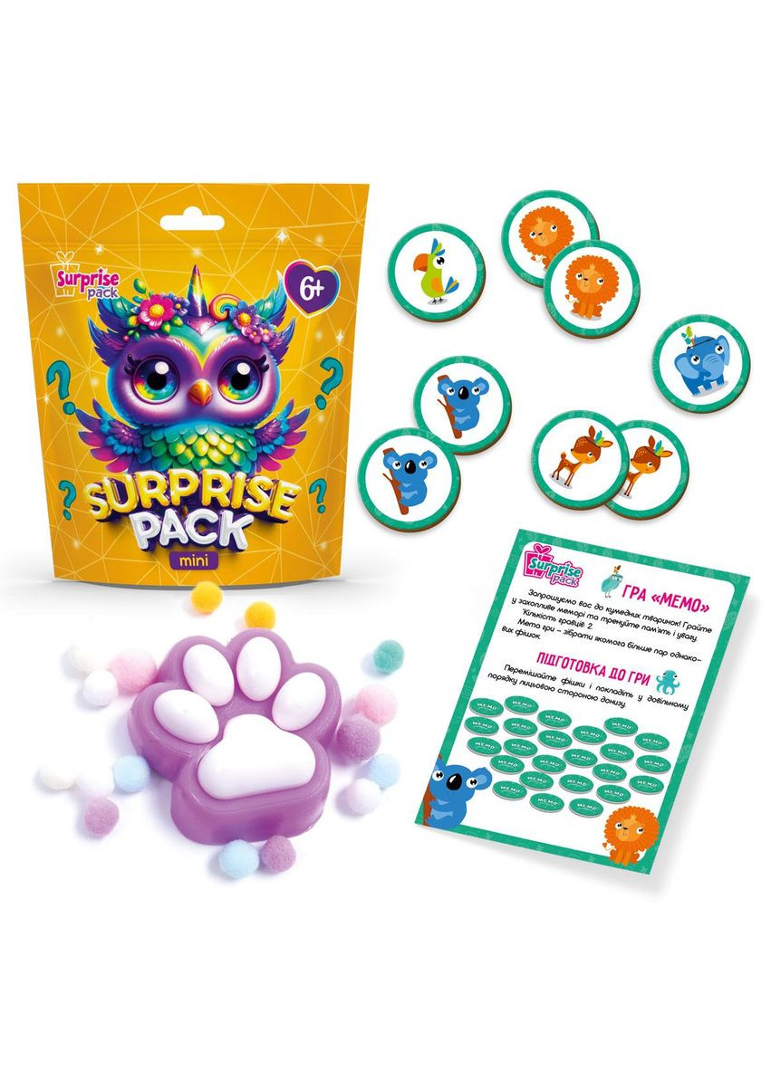 Набор для творчества с сюрпризами "Surprise Pack Mini 1" (VT8040-01) Vladi toys (360739749)