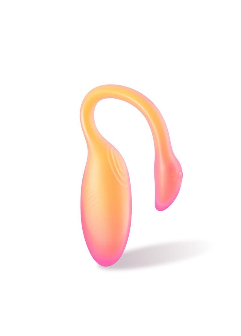 Смарт-виброяйцо Magic Motion Flamingo Max Orange 2 в 1: виброяйцо и тренажер Кегеля, 10 режимов No Brand (329741839)