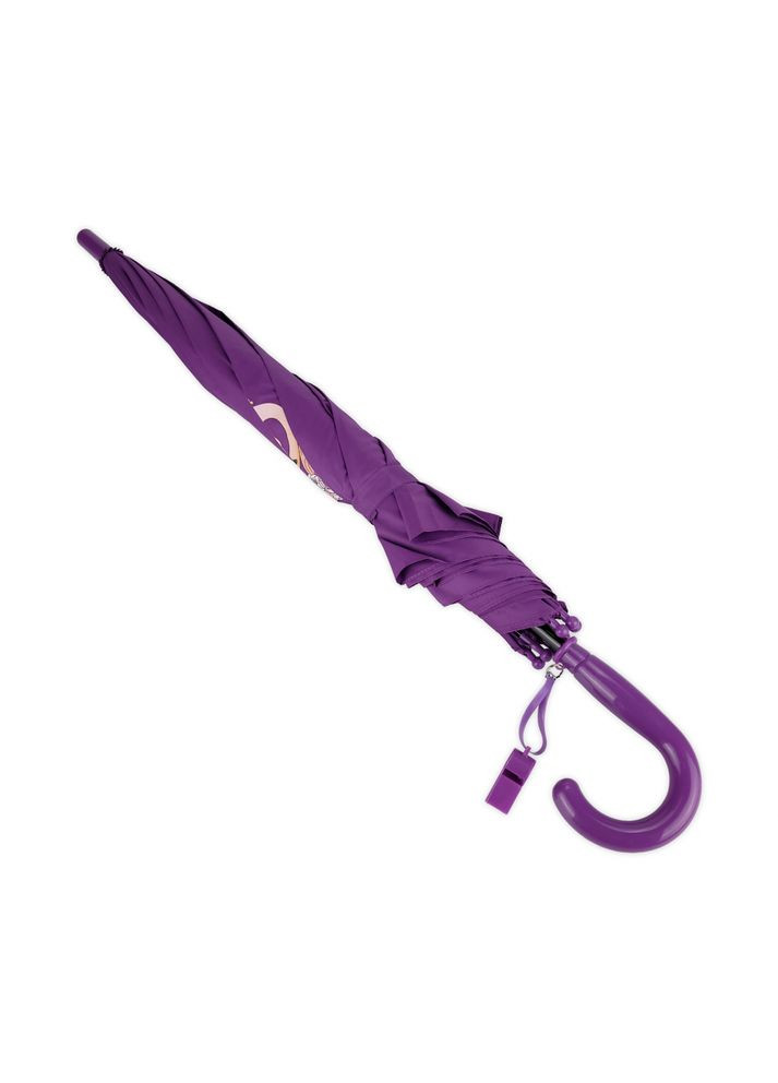 Зонт детский со свистком фиолетовый с принтом полуавтомат 95 см 8 спиц 050 No Brand (272149388)