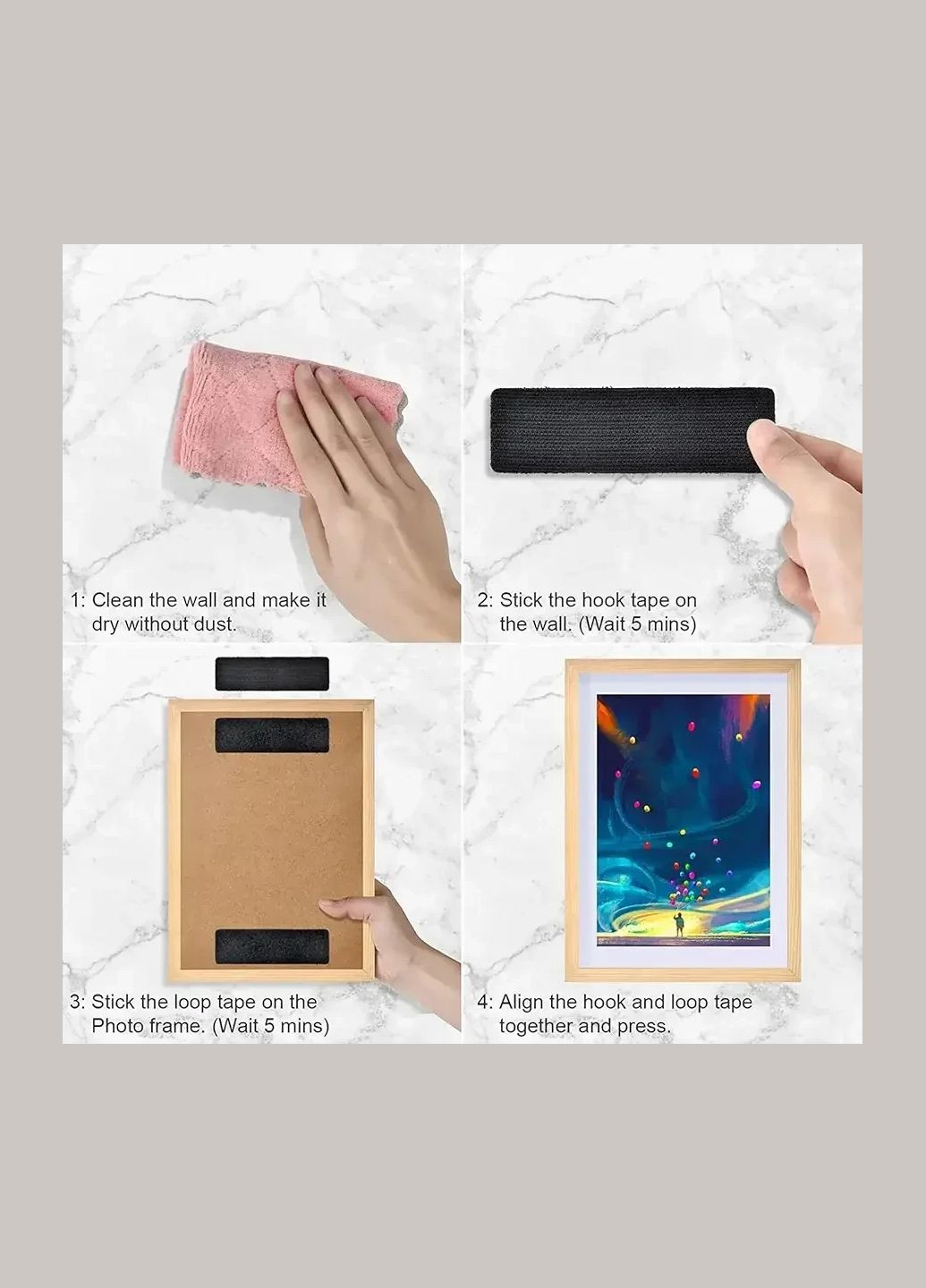 Липучки двосторонні прямокутні на клейкій основі 1.6×7 см Чорні No Brand (345701651)