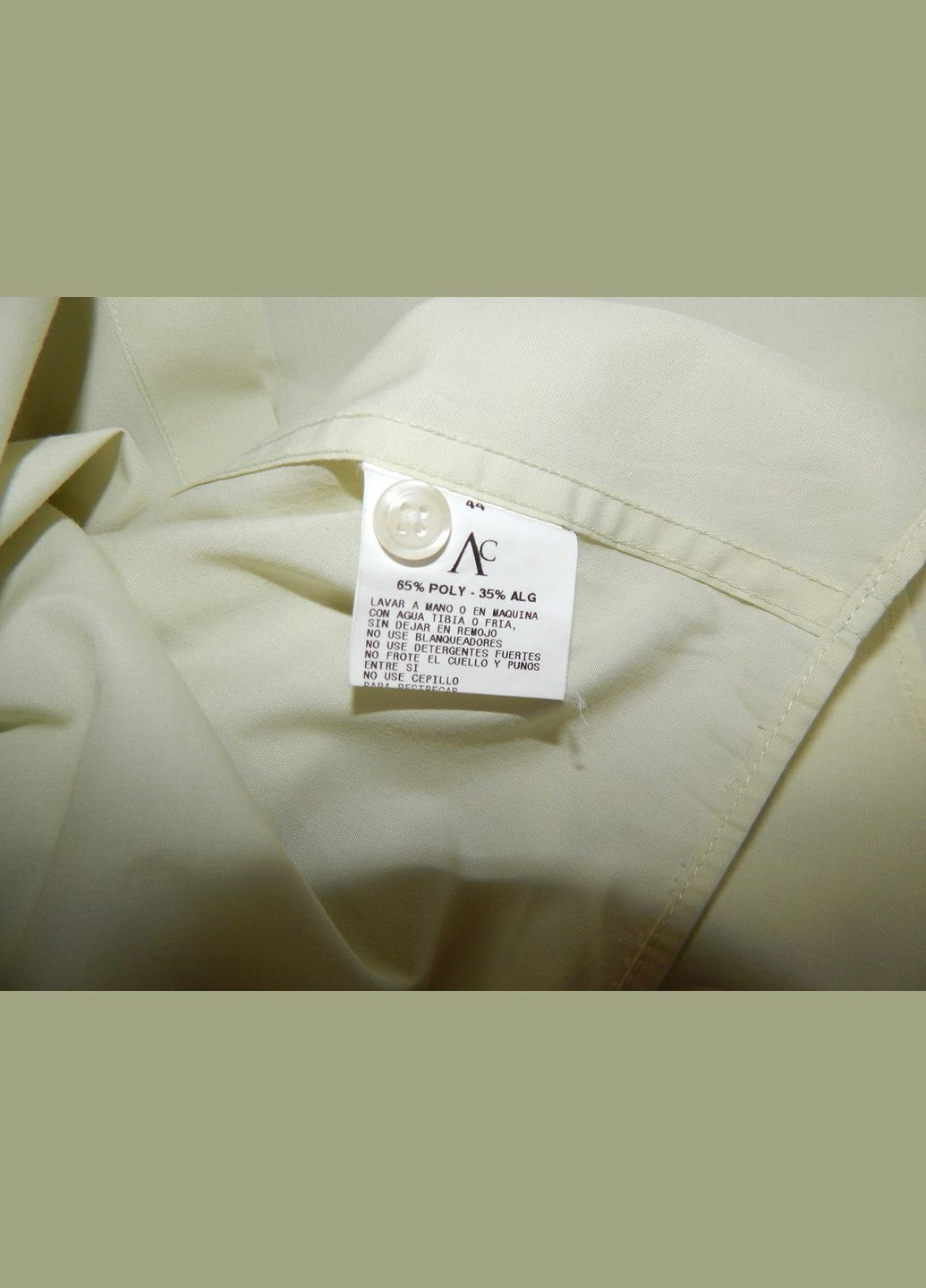 Желтая повседневный рубашка No Brand