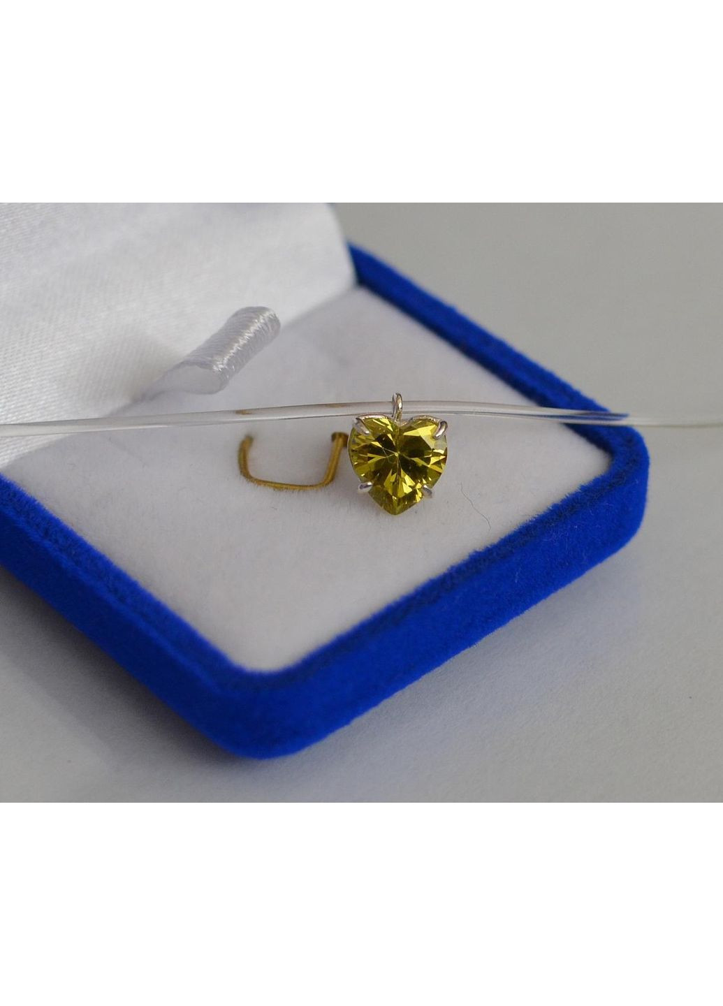 Підвіска срібна серце на лісці Silver Style (367112233)