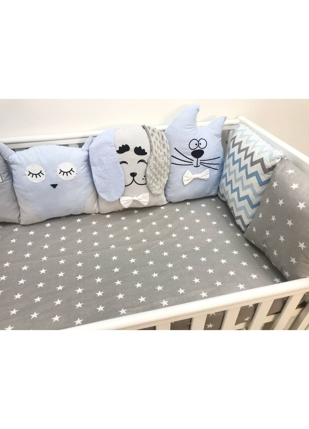 Бортики в кроватку "Зверята" Moontime (366891555)