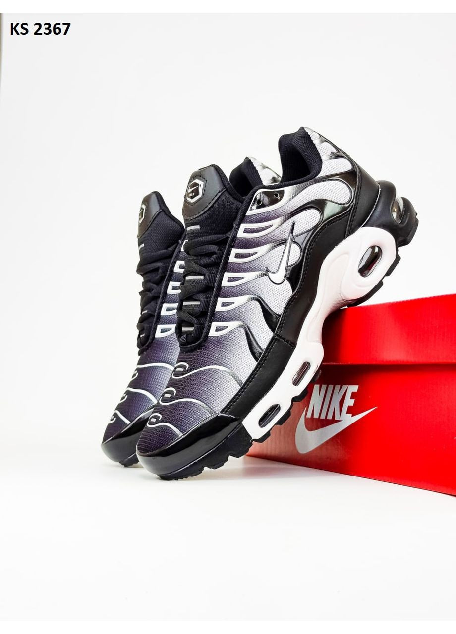 КРОСІВКИ ЖІНОЧІ NIKE AIR TN MAX PLUS BLACK WHITE НАЙК АІР МАКС ТН ПЛЮС No Brand чорні демісезони (367168183)