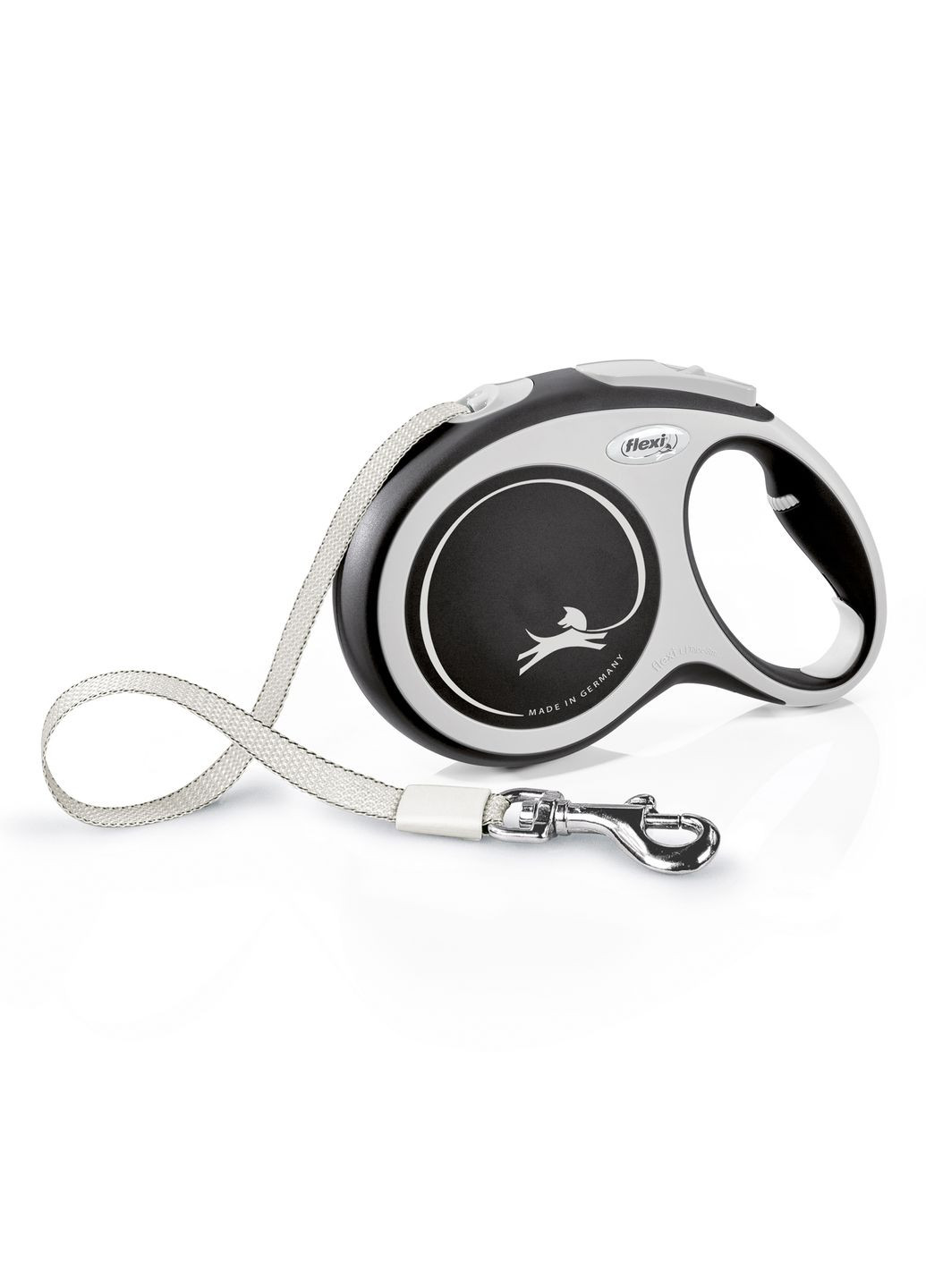 Поводок-рулетка New Comfort L лента 8 м Черный (4000498043820) Flexi (322124629)