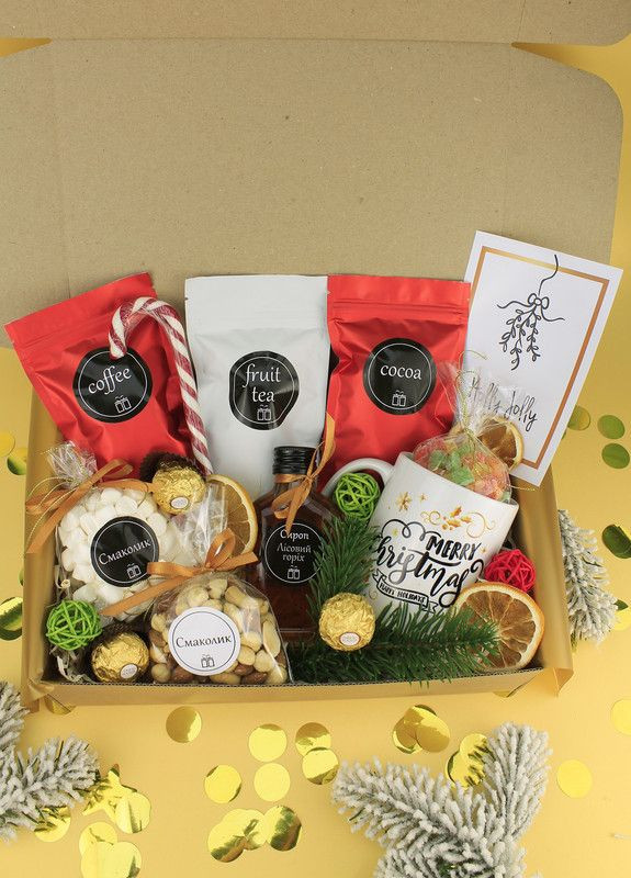 Новогодний подарок "Happy Holidays красный" на Новый год, Рождество, Святого Николая, праздник (3-2571) Кукумбер (302976114)