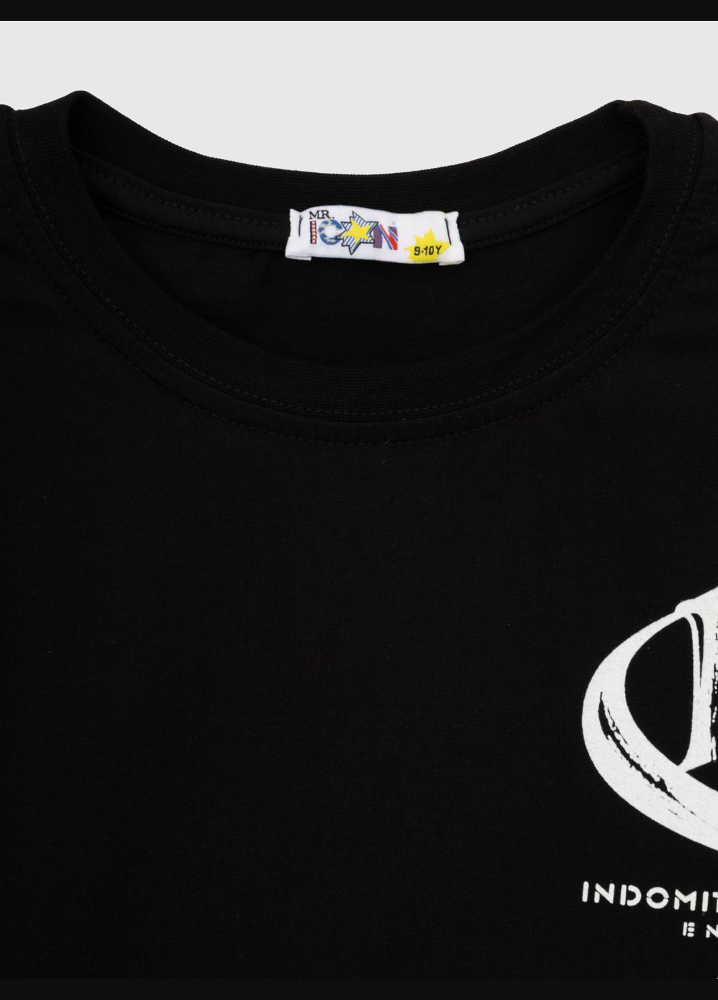 Чорна літня футболка Popito