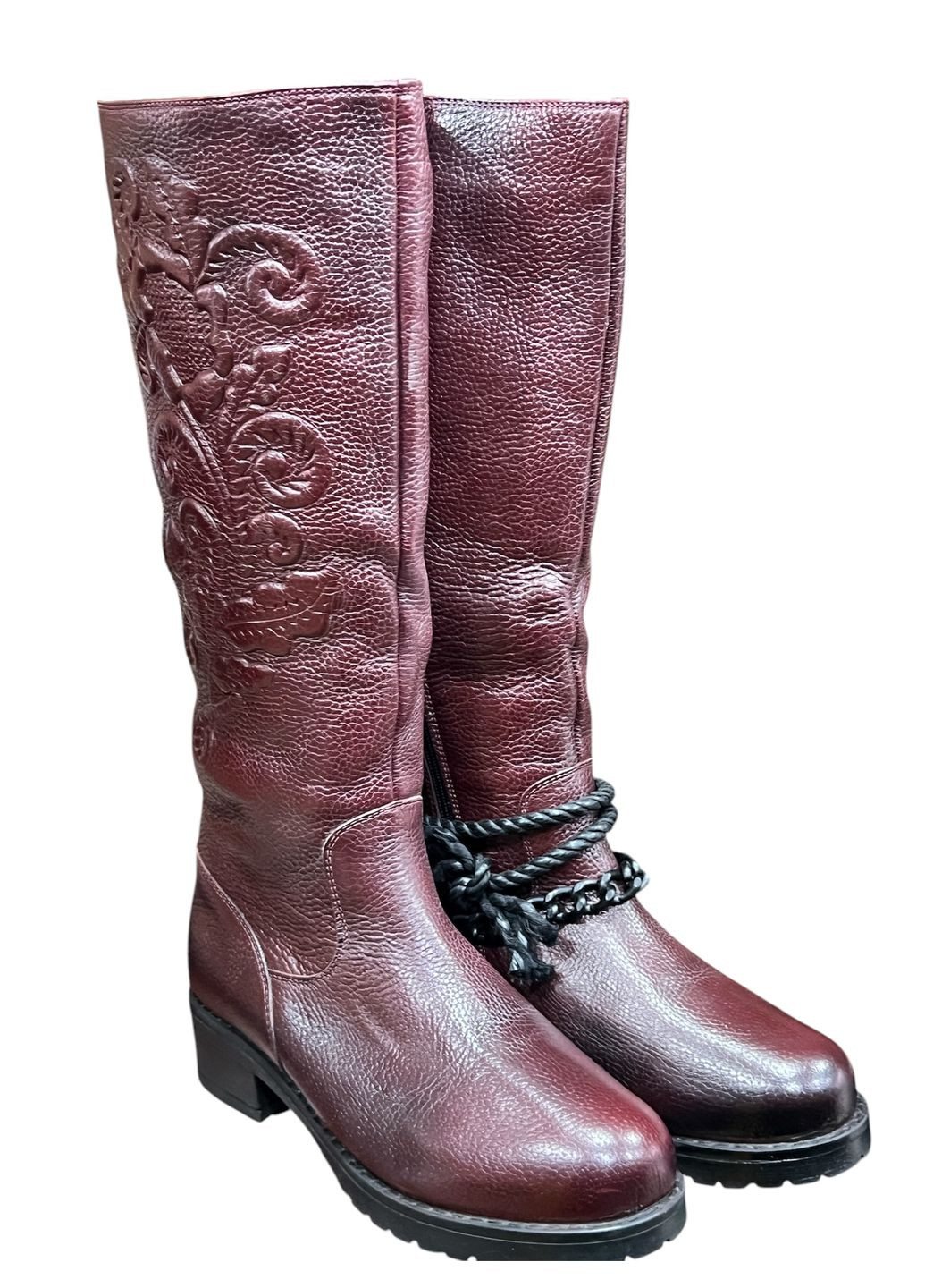 Чоботи жіночі, зимові, натуральна шкіра, натуральне євро-хутро цигейка Sherlock Soon (314525807)