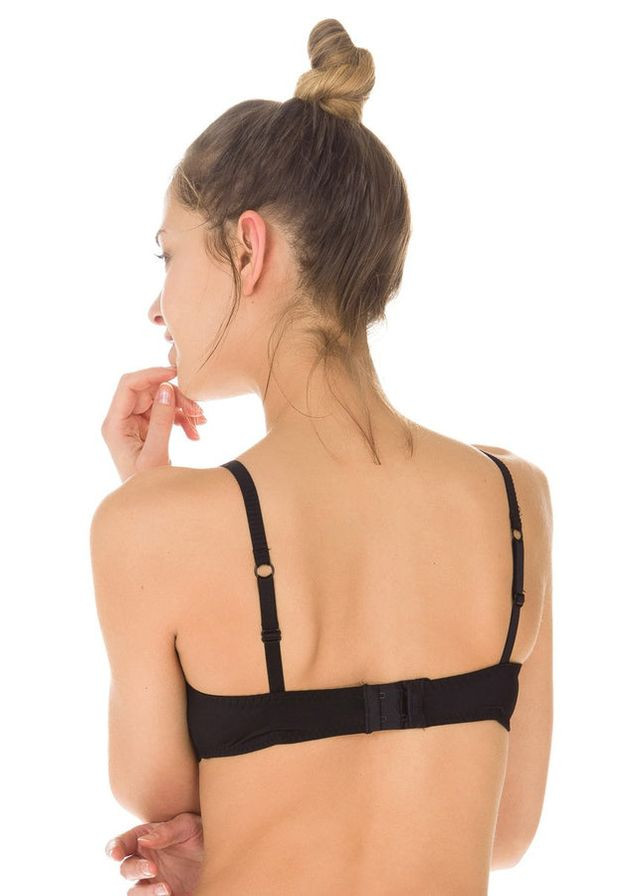 Чорний брасьер мереживний м'який бюстгальтер на кісточках Dim з кісточками