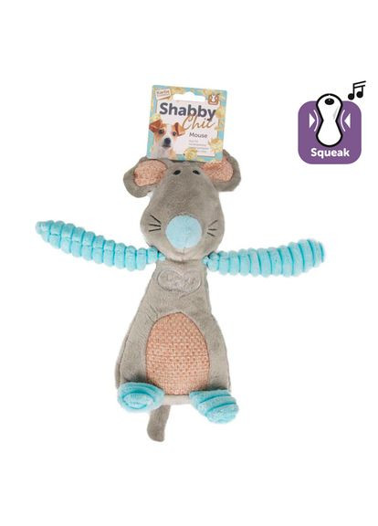 Іграшка з пискавкою для собак Shabby Chic Mouse 25x12 см (5411290295352) Flamingo (279571531)