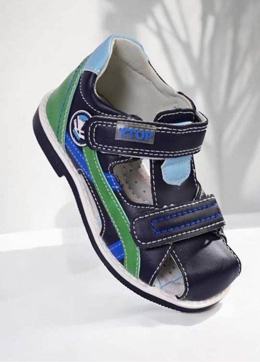 Темно-синие босоножки детские ytop темно-синие (1961-7) Y Top