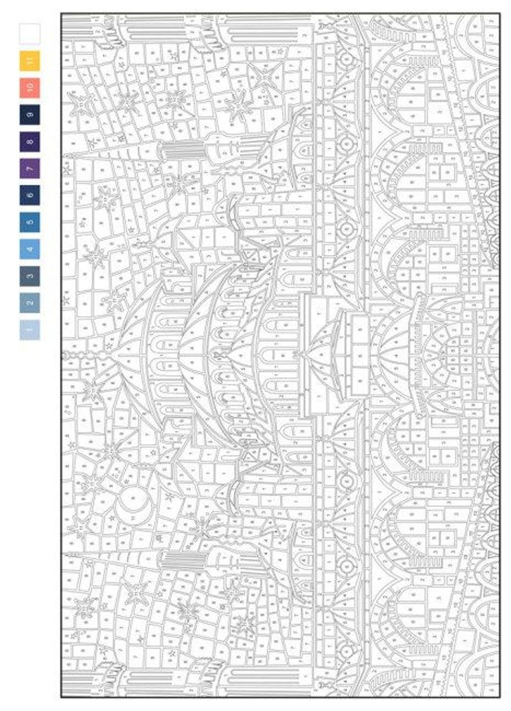 Розмальовка Книги для дозвілля. Кольоровий квест. Архітектура Жорж (297515007)