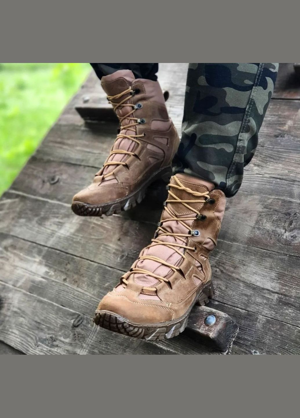 Армійські демісезонні берці "Commando NATO" (армійські черевики Коммандос) coyote койот з мембраною SAS (284119950)