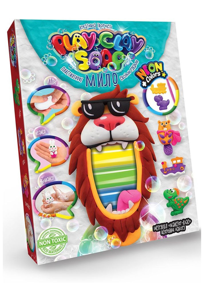 Набір "PLAY CLAY SOAP" PCS-03 Пластилінове мило середній набір Вид 3 Danko Toys (292708005)