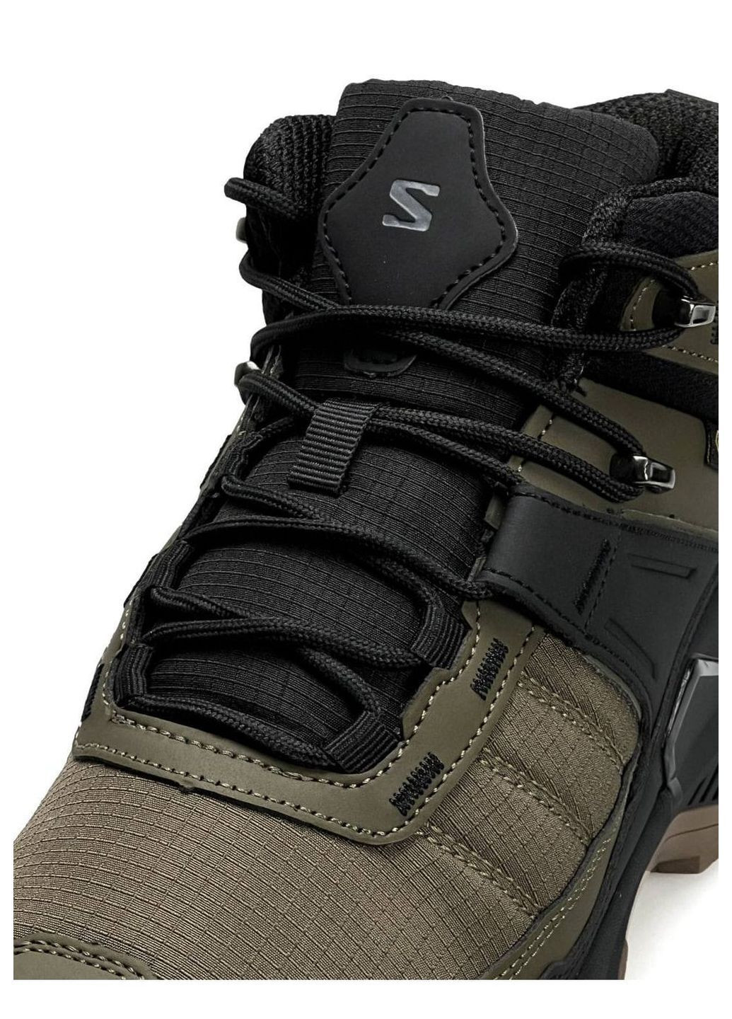 Хаки спортивные, повседневные зимние кроссовки зимние salomon x No Brand