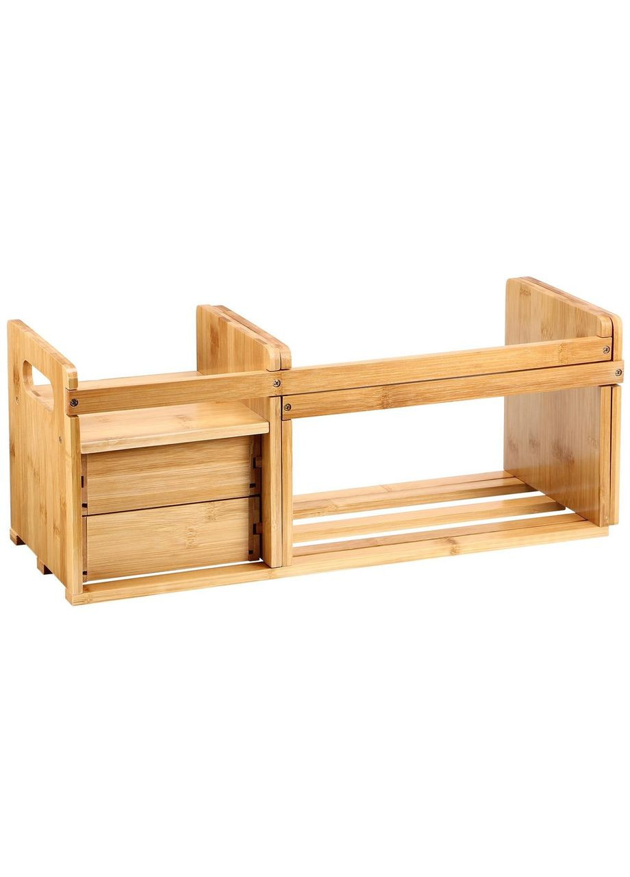 Настільна книжкова полиця з дерева Іскандер ваніль (КПЛ-002002) No Brand (328415459)