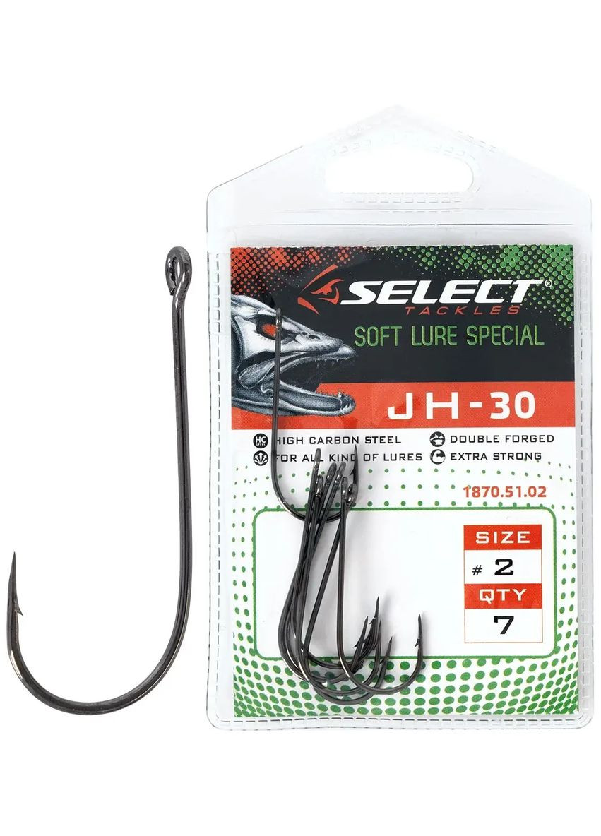 Крючок JH-30 №2, 7 шт. (18705102) Select (363116340)
