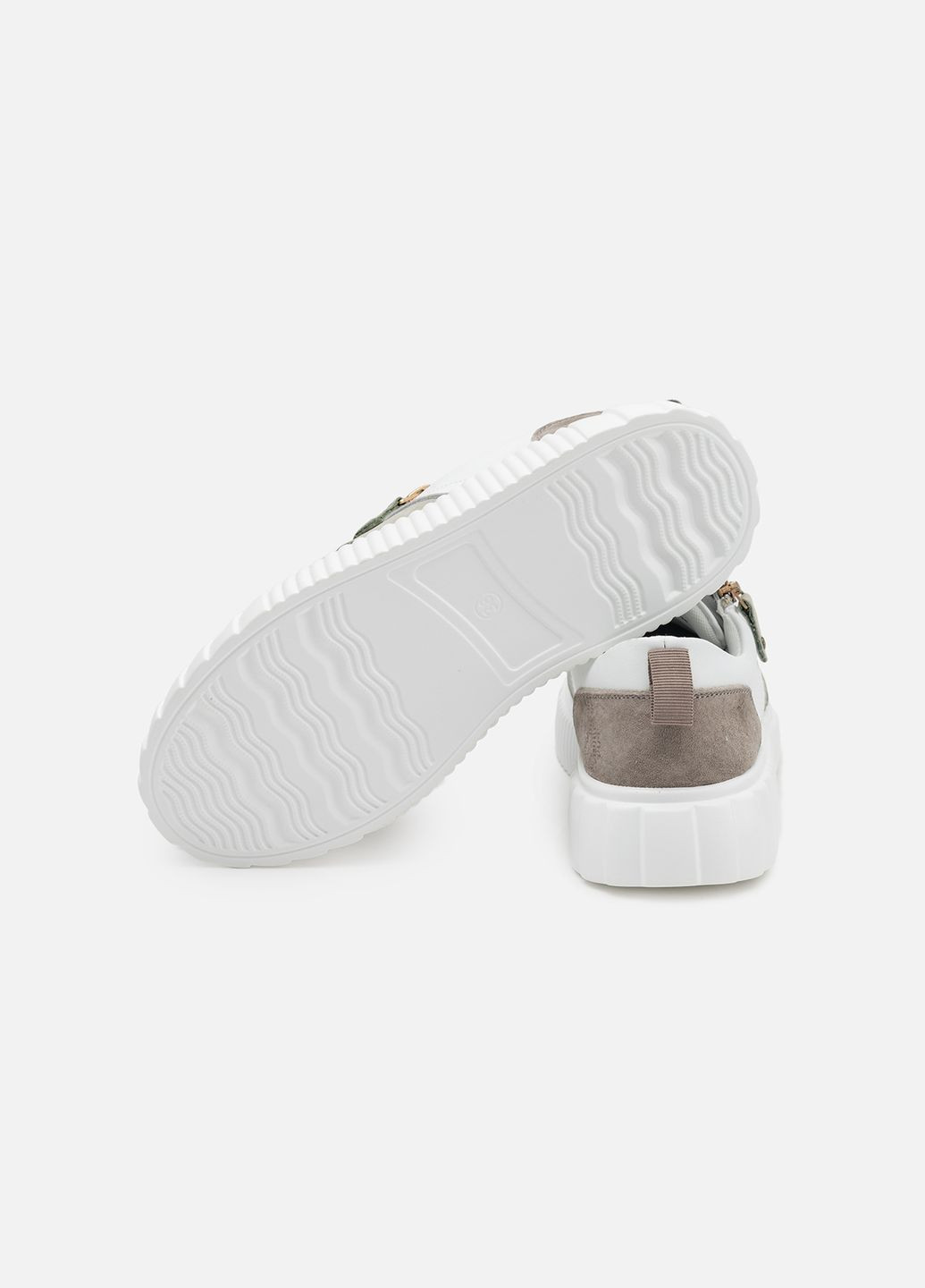 Белые демисезонные женские кроссовки цвет белый цб-00232928 Yuki