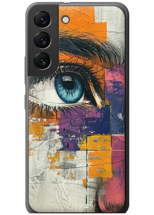 Силіконовий чохол 'Кольорова фреска' для Endorphone Samsung Galaxy S22 (285117070)