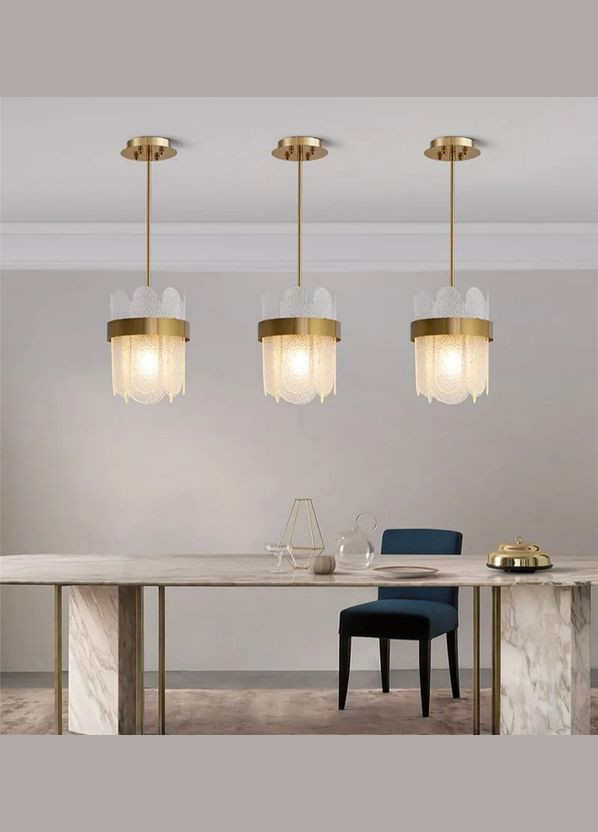 Люстра потолочная на 5 лампочек 27401 Латунь 35-70х20х20 см. Sunnysky (364490212)