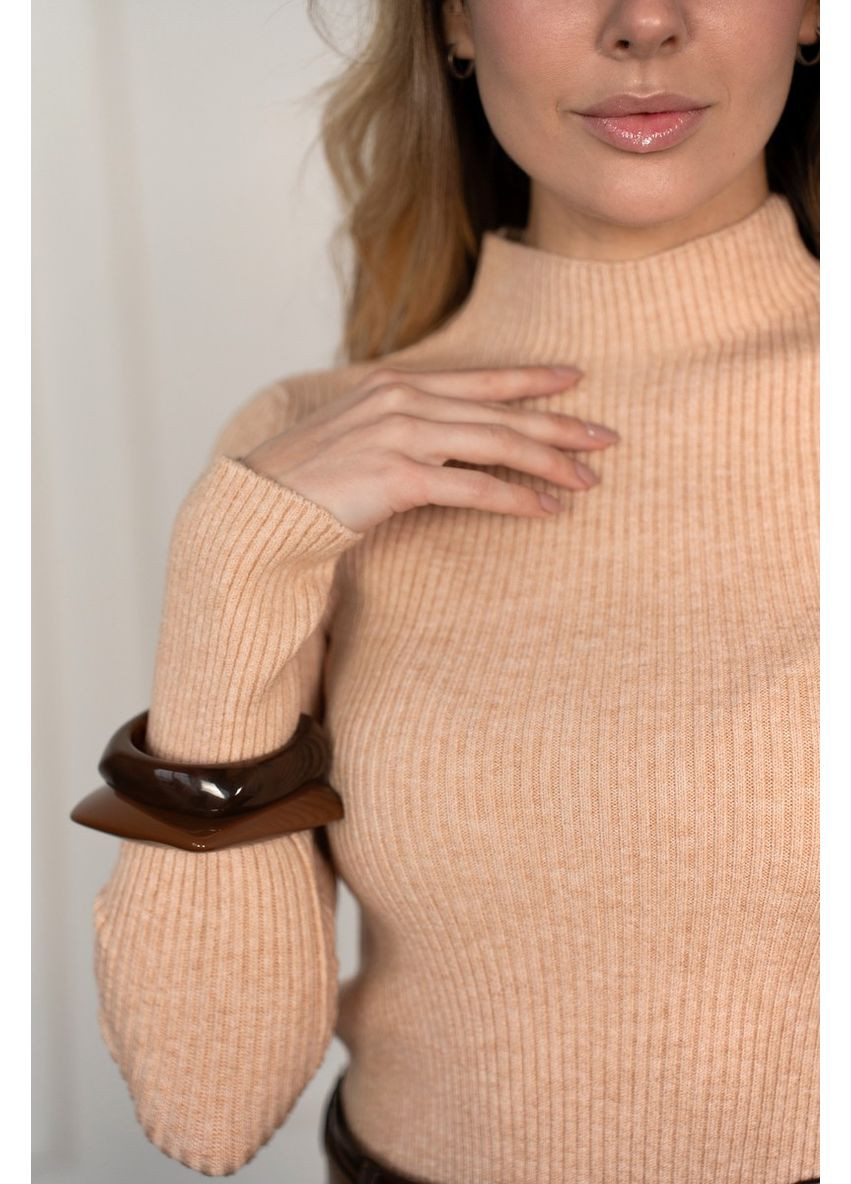 Бежевый зимний свитер sw980 Sewel